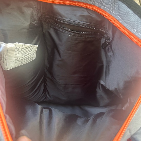 Diaper Dudes Gray and Orange Messenger Bag - Picture 8 of 10